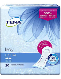 TENA DISCREET EXTRA 20 UNIDADES