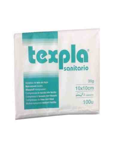 TEXPLA APOSITO TELA SIN TEJER 10 X 10 CM 100 U