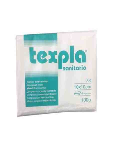 TEXPLA APOSITO TELA SIN TEJER 10 X 10 CM 100 U