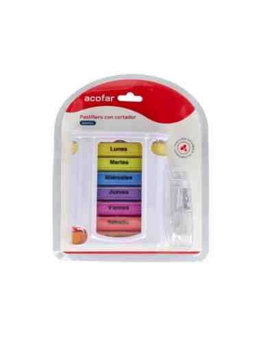 ACOFAR PASTILLERO SEMANAL CON CORTADOR