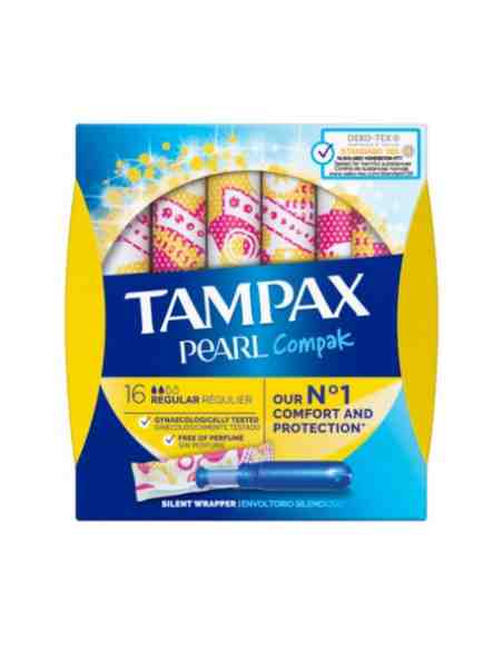 TAMPAX COMPAK PEARL REGULA 18U