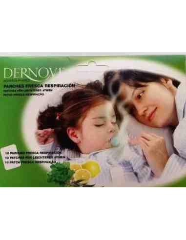 DERNOVE PARCHES FRESCA RESPIRACION 10 UNIDADES