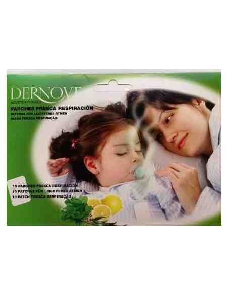 DERNOVE PARCHES FRESCA RESPIRACION 10 UNIDADES