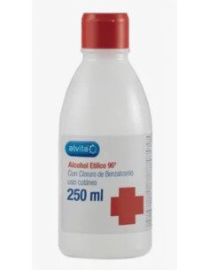 ALCOHOL ETILICO 96º ALVITA 250 ML