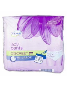 TENA LADY PANTS SILHOUETTE DISCRET T.GDE 10U