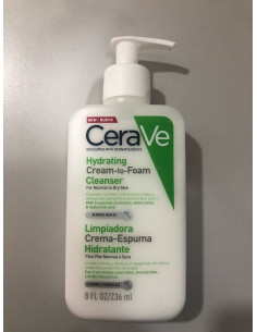 CERAVE LIMPIADORA CREMA ESPUMA HIDRATANTE 1 ENVA 2