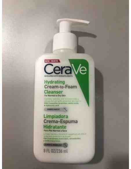 CERAVE LIMPIADORA CREMA ESPUMA HIDRATANTE 1 ENVA
