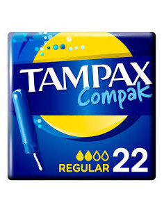 TAMPAX COMPAK REGULAR 22 UNIDA 2
