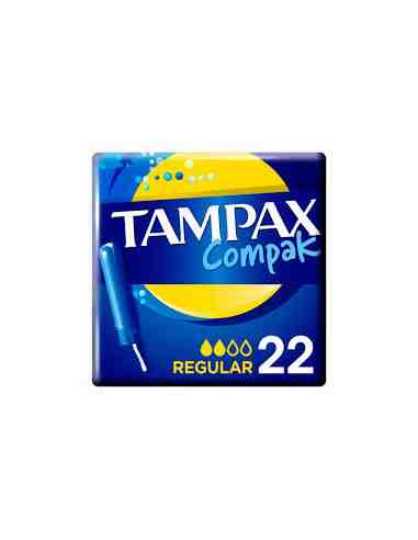 TAMPAX COMPAK REGULAR 22 UNIDA