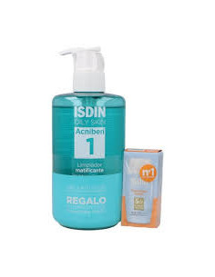 ACNIBEN ISDIN PACK FAC.CLEANS 400ML+PROM FW