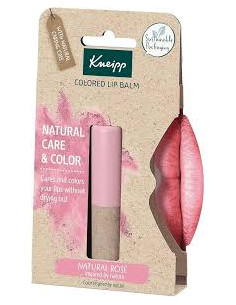 KNEIPP BALSAMO LABIAL CON COLOR NATURAL 1 ENVASE  3,5 g COLOR ROSE